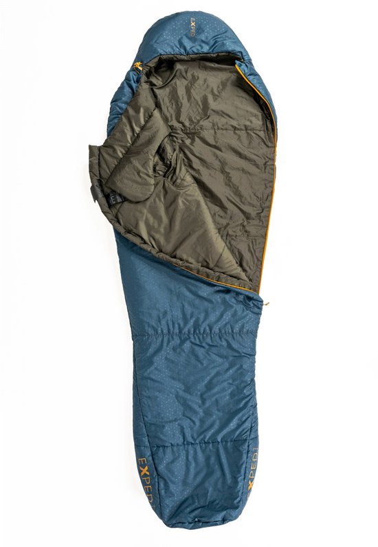 Exped Deepsleep 0°C - LW - Left - Ocean blauw / Moraine bruin van Exped — afbeelding 5