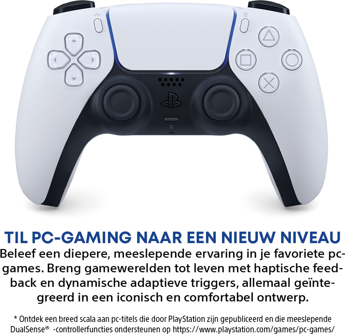 Sony DualSense Chroma Indigo controller met haptiek thumbnail 3