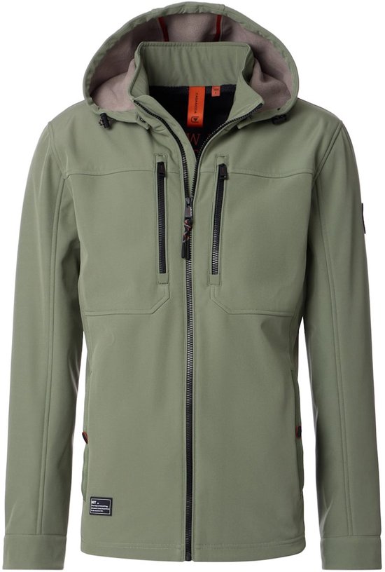 ACE Neon Giacca ad alta visibilità - robusta giacca softshell con catarifrangenti e cappuccio staccabile - EN ISO 20471 - Aranzione - S ACE Neon Giacca ad alta visibilità - robusta giacca softshell con catarifrangenti e cappuccio staccabile - EN ISO 20471 - Aranzione - S