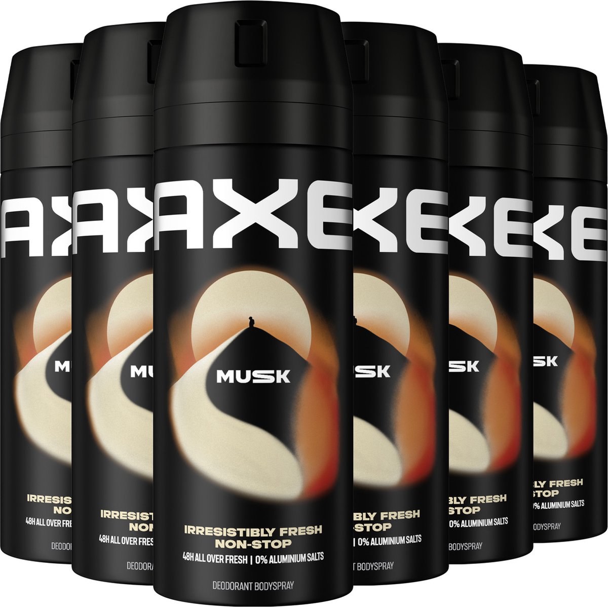 Axe Axe Musk Bodyspray Deodorant - 6 x 150 ml - Voordeelverpakking