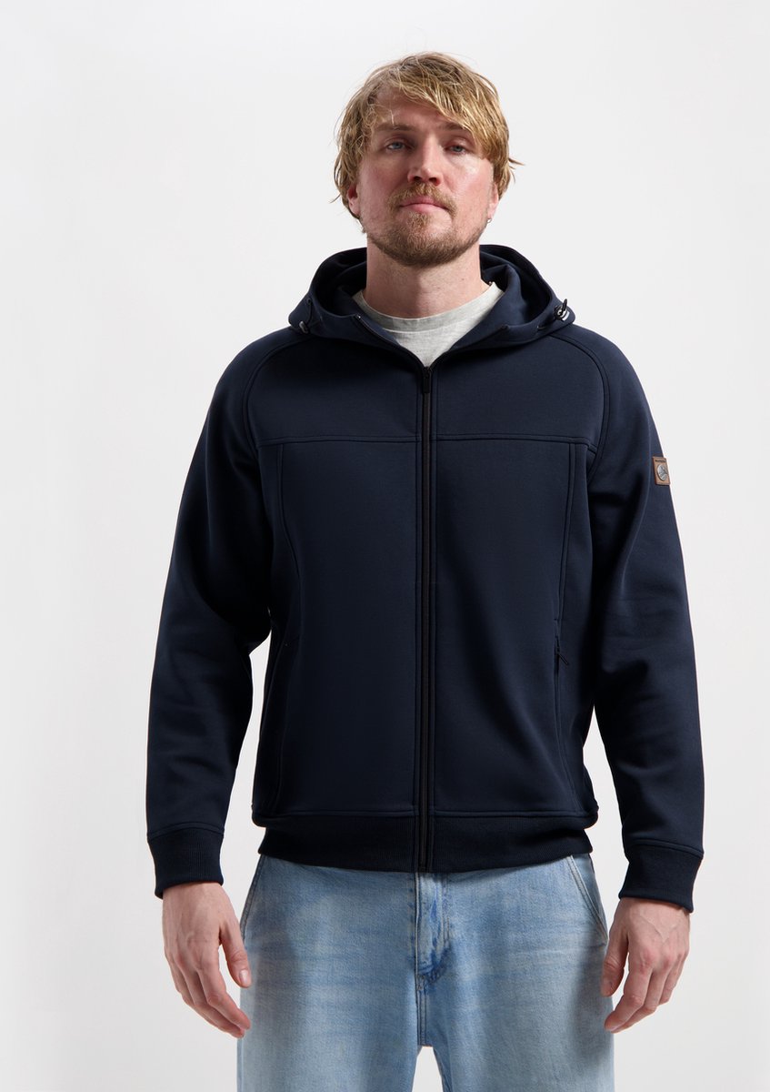 Travelin’ Soren Heren Outdoorvest Sweater Blauw