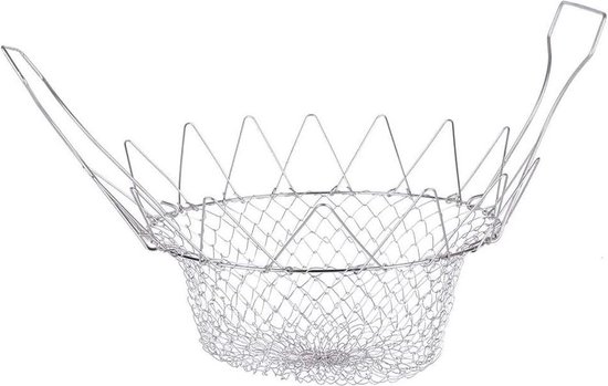 Frituurmand, Frituurmand, Gemakkelijk Schoon Te Maken Frituuraccessoire van Roestvrij Staal voor Frietjes