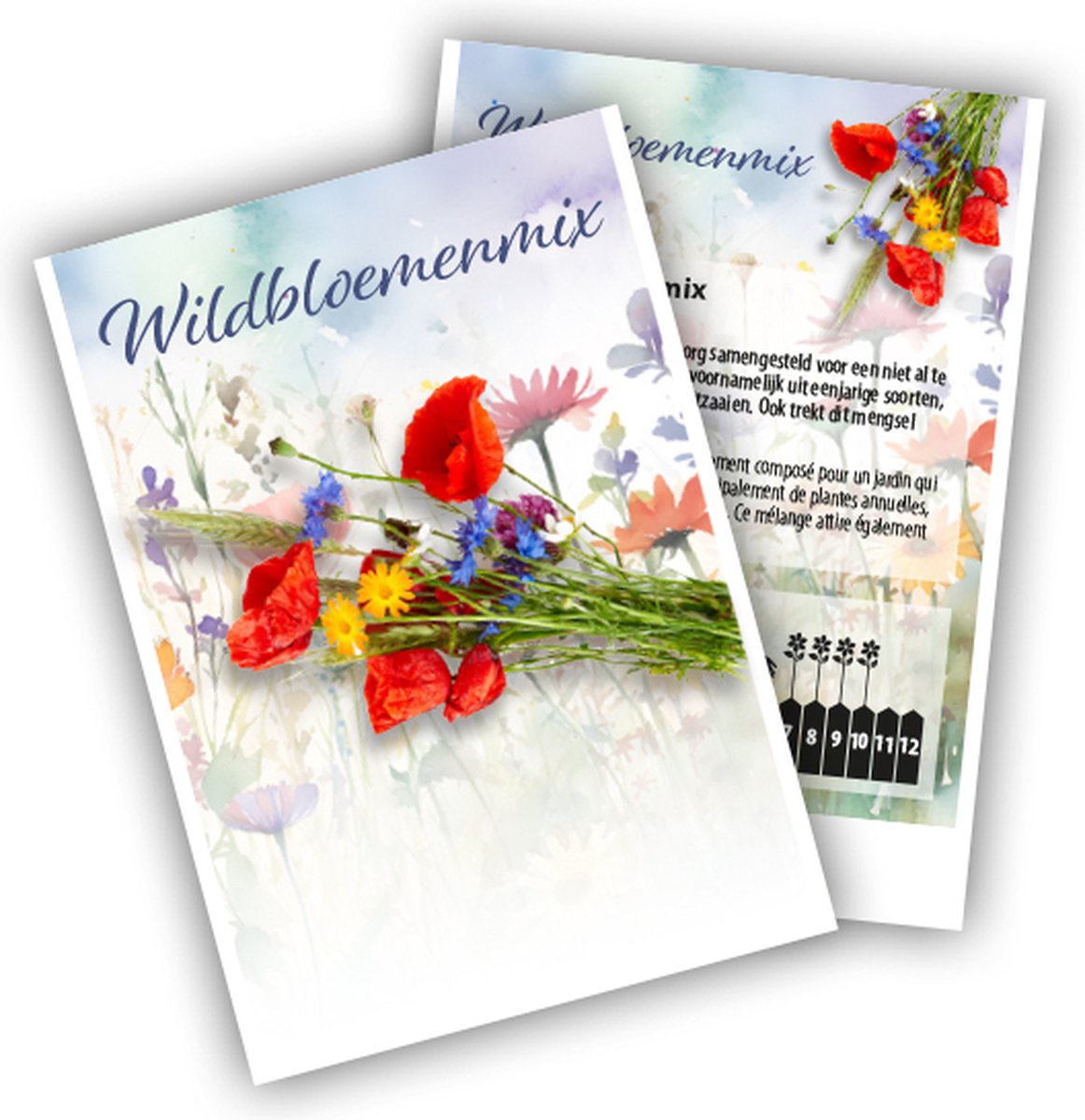 100 promozakjes wildbloemen zadenmix - promo zaad bloemen