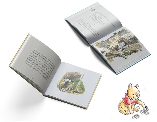 Disney Winnie the Pooh - 2 Voorleesboeken - Voorlezen / zelf lezen - Kinderboek - 16cm x 16cm - Nederlands - Kinderen 3 jaar / 4 jaar / 5 jaar / 6 jaar / 7 jaar / 8 jaar