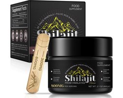 Shilajit Resin - 60 gram - testoteronbooster-lab getest- 100% Puur - Himalayan organische goudkleurige Himalaya Shilajit - hars voor energieboost - immuunondersteuning