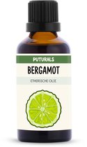 Puturals Bergamot Olie 100% Natuurlijk - 50ml - Puur en Vegan - Bergamot Olie voor Huid, Haar en Aromatherapie