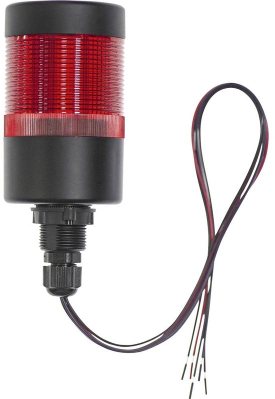 TRU COMPONENTS Colonne de signalisation TC-12835332 TC-HBJD-55A-D/1/R/24V/IP65 LED Rouge 1 pièce(s)