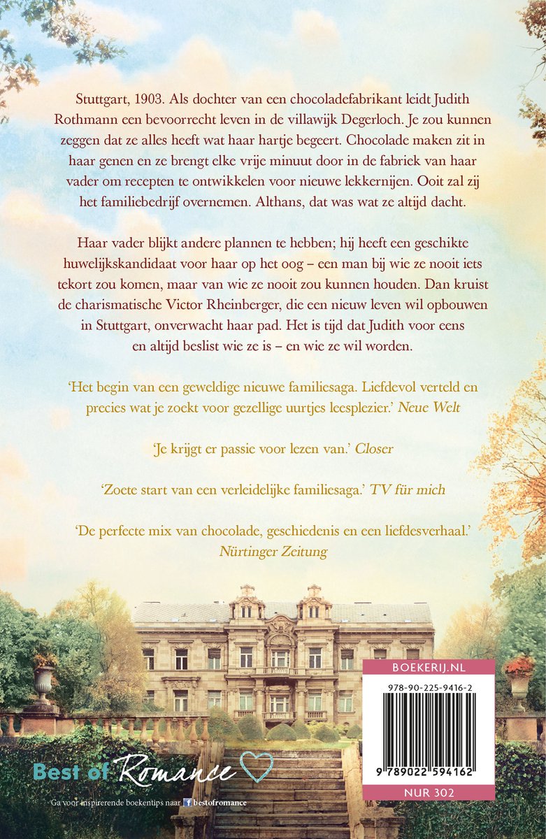 Chocoladevilla 1 - De chocoladevilla - back cover