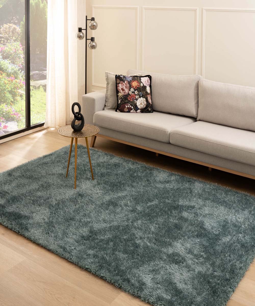 Velvet vloerkleed - Posh blauw 160x230