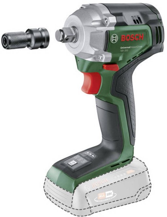 Bosch Home and Garden UniversalImpactDrive 18V-350 0603980304 Accu-draaislagmoeraanzetter 350 Nm 18 V Aantal meegelever