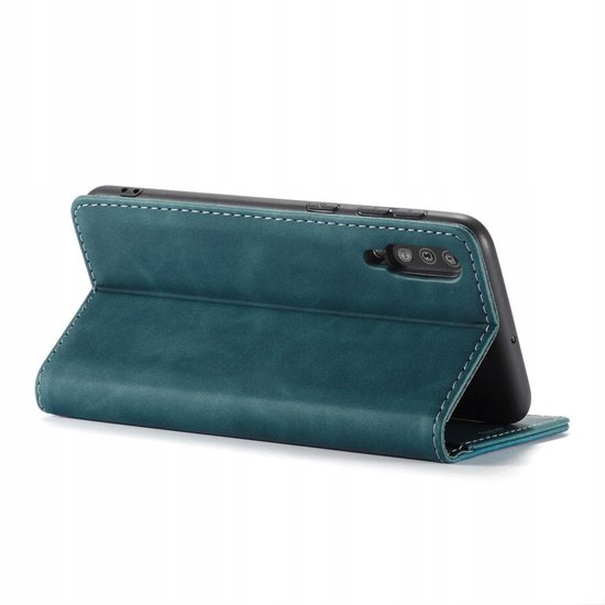 Étui portefeuille Spacecase pour Samsung Galaxy A50 Blauw