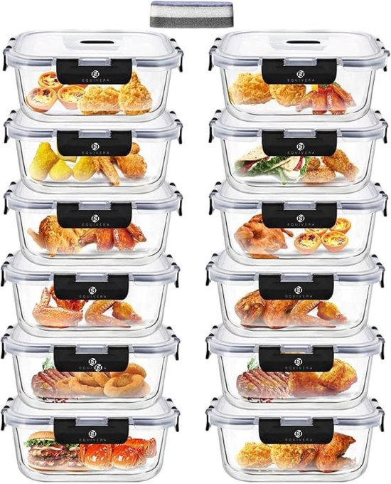 We love meal prepping in these glass containers! | Planted in