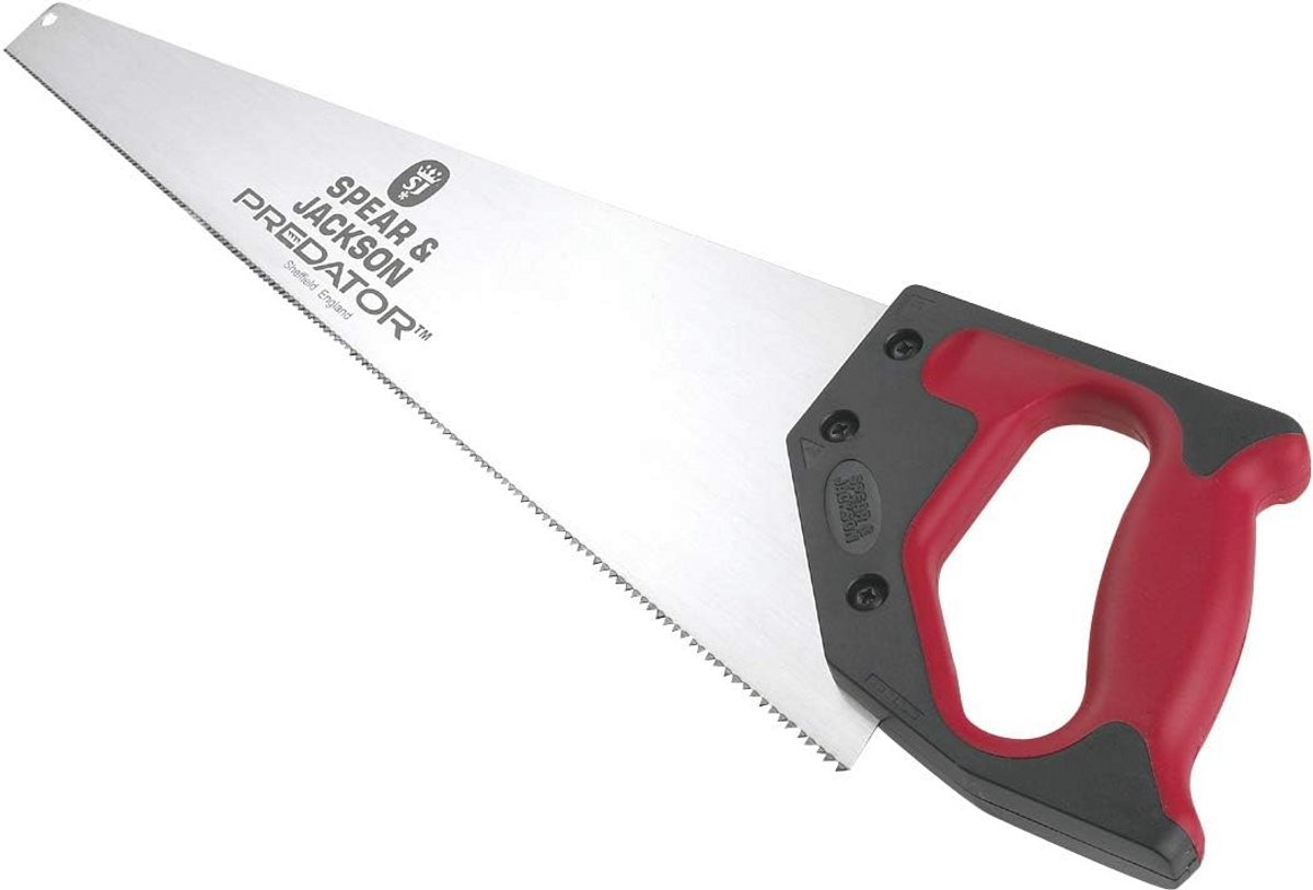 Universele Houtzaag 22" met 8 Tanden per Inch - Ergonomische Handgreep en Hoekgeleider