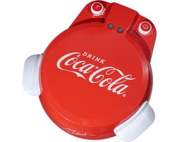 Coca Cola pizzamaker - pizzaoven - Instelbare thermostaat tot 400°C - timer - voor Ø 30cm diepvries of verse pizza - 1200 Watt