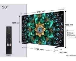 TCL 98Q6C - 98 inch - 4K QD-MiniLED - 2025 - Smart TV