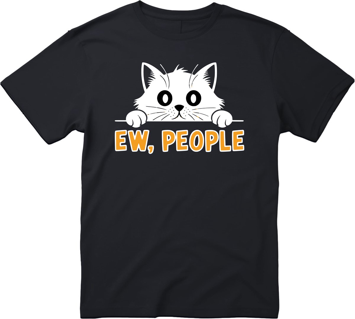 Ew, People T-shirt - Heren Dames Unisex - cadeau - Grappige T-shirt’s - Origineel Cadeau - Zwart - Funny - Grappig - Maat XXL