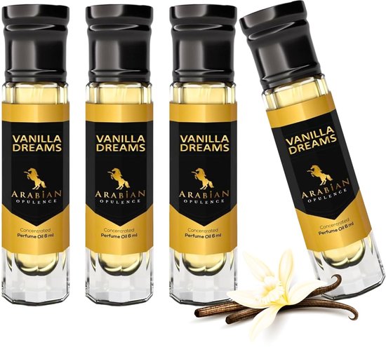 ARABIAN OPULENCE Parfum voor Dames Set | Houtige Parfum Olie – Alcoholvrij & Langhoudend – Eau de Parfum Roll-on – Luxe Dames Parfum – Parfums Voor Vrouwen - Parfum voor dames geschenkset, Parfum gift set - Parfum 6 ml - parfum - 4x6ml