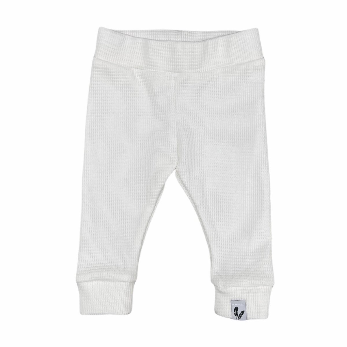 Newborn broekje skinny Waffle offwhite maat 62
