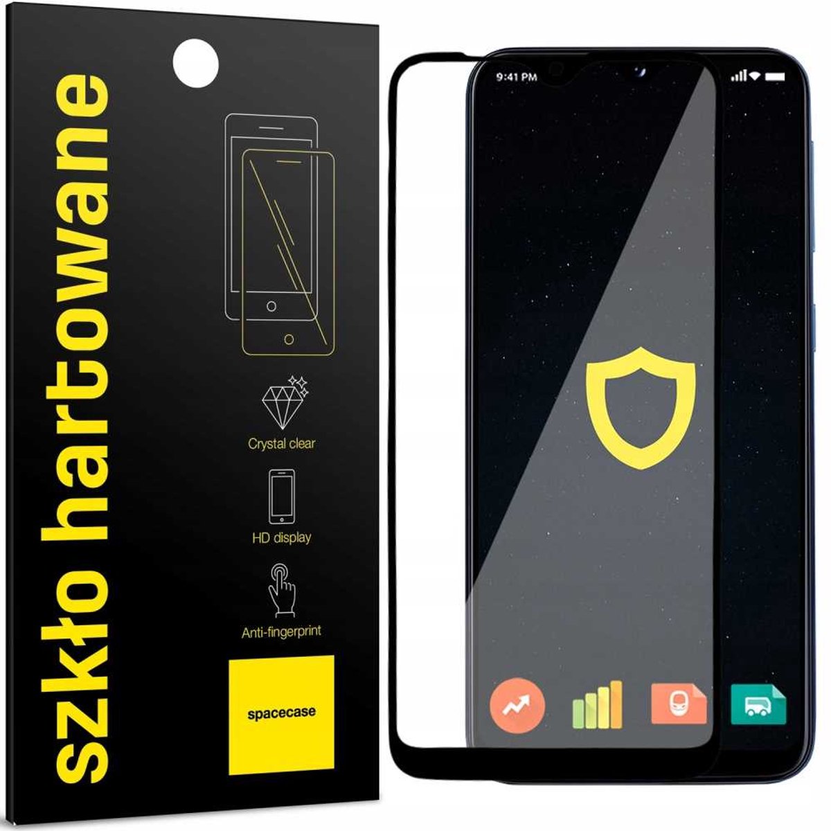 Spacecase 5D Gehard Glas Voor Samsung Galaxy A20E Beschermingsfolie