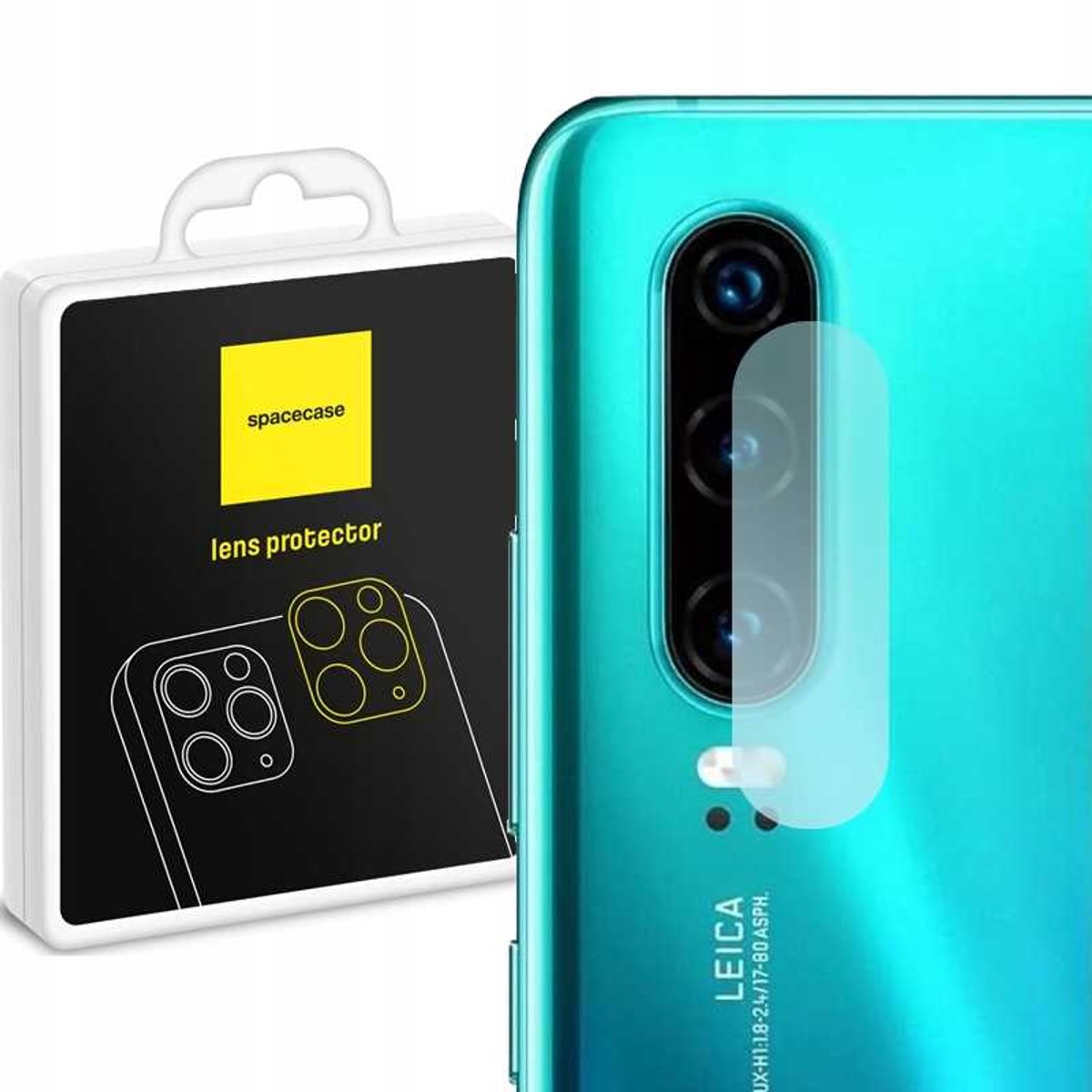 Spacecase Cameraglas Van Gehard Glas Voor Huawei P30 Schermbescherming