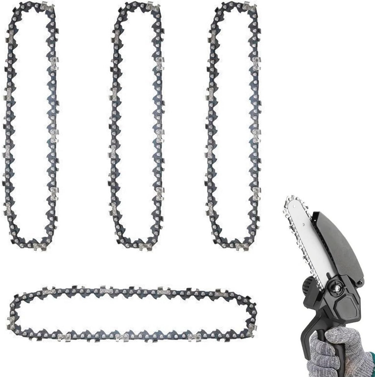 6 inch kettingzaag met 37 aandrijfschakels - Zaagketting voor mini-kettingzaag