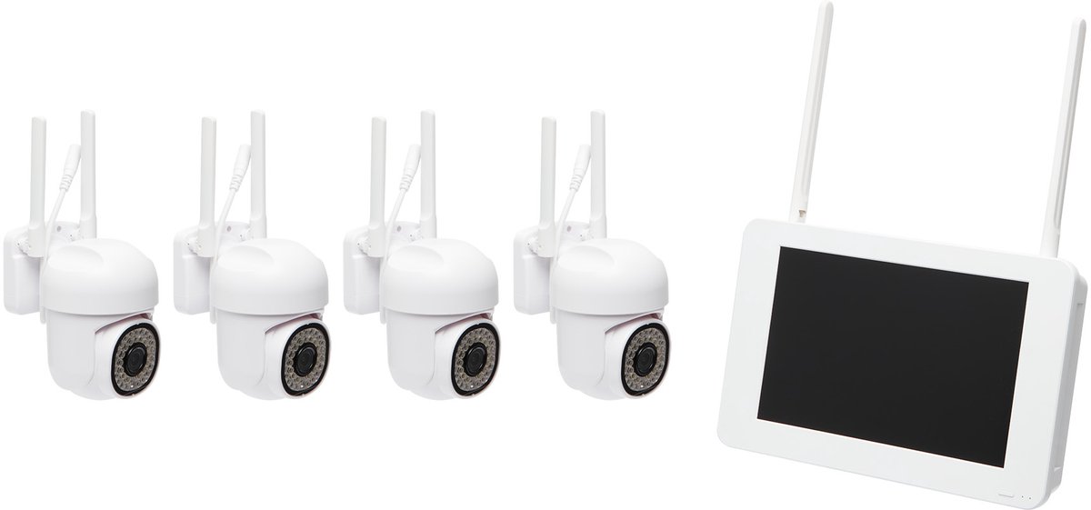 Full HD Beveiligingscamera Set met 4 Camera's en 3TB Opslag - €345,00