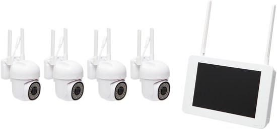 Draadloos Full HD beveiligingssysteem met monitor