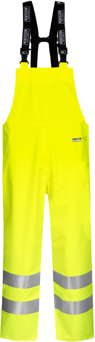 Fluor Geel Hi-Vis Amerikaanse overall Lyngsøe Rainwear XS