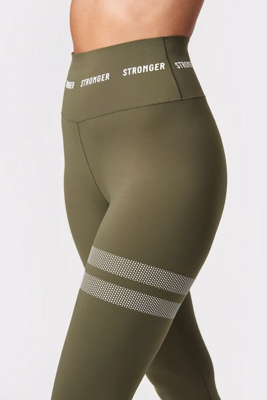 Stronger - Hero Legging - Sportlegging - Dames - Burnt Olive - Maat S van Stronger — afbeelding 2