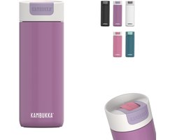 foto van Kambukka Olympus Thermosbeker 500 ml - makkelijk reinigen - lekvrije Koffiebeker - RVS - Violet