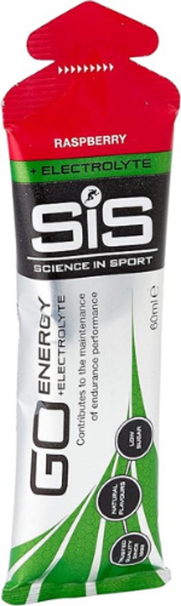 Science in Sport - SIS Go Energy + Electrolyte Mix - Lemon Mint, Raspberry & Caramel - Sportgel - Energie gel - Isotone Sportgel - 15 x 60ml — afbeelding 3