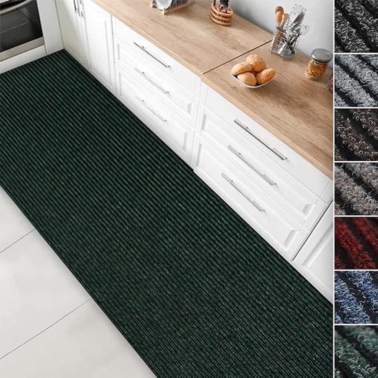 Floordirekt | Tapis Ornement Vintage Oriental | Fabriqué sur Mesure pour la Cuisine, Le couloir et Le salon | (80 x 600 cm, Sligo