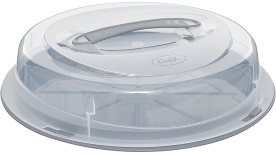 Taartdoos met Deksel – Grijs – Patisserie – Ø30.5 cm – Ideaal voor Bewaren en Vervoeren van Taarten