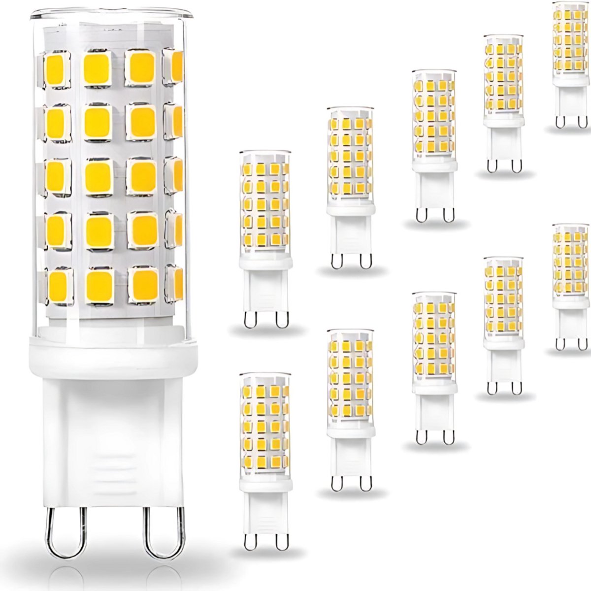 G9 LED lamp - SMD - 3W - 2700k - Dimbaar - Extra Warm Wit - 10 Stuks