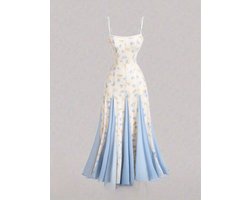 Vrouwen Tulp Bedrukte Roze Maxi Zonnejurk, Zomerjurk Met Grote Zoom, Jurken Afstuderen, Strandjurken Voor Vrouwen