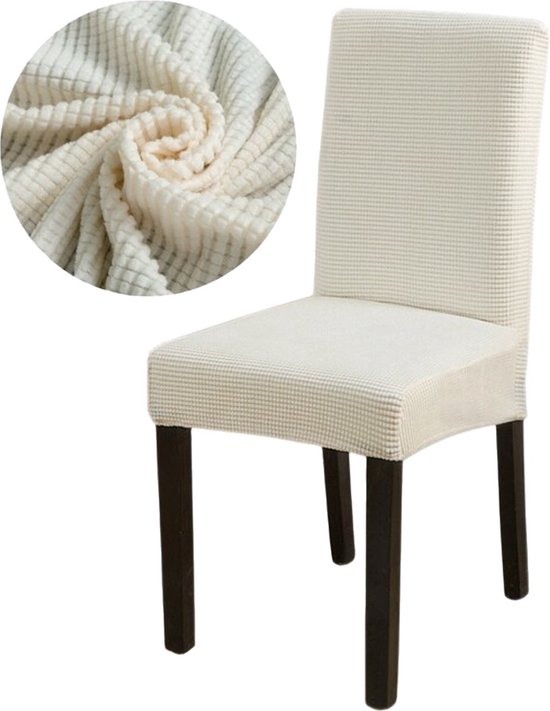 Fluwelen Eetkamer Stoelhoezen Set van 2/4/6, Stoel Slipcover Afneembare Wasbare Keuken Stoel Beschermer Covers voor Eetkamer, Feest, Hotel (Color : #36, Size : 4 stuks