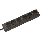 Bachmann 381.141S Stekkerdoos Zwart Randaarde stekker 1 stuk(s)