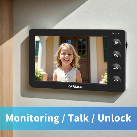 Video deurbel - Waakcamera - Display deurbel - Bedaarde deurbel - Intercomsysteem - Deurbel met video - Bewakingssysteem - Veiligheidssysteem - Niet storen modes - 5 tags - Verschillende ringtonen - Nachtcamera — afbeelding 4