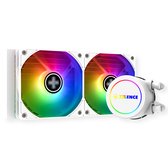 Bol.com Xilence LiQuRizer 240 ARGB Wit // LQ240.ARGB - LED verlichte pompkop met RGB LED + 2x XILENCE PWM ventilatoren transpara... aanbieding