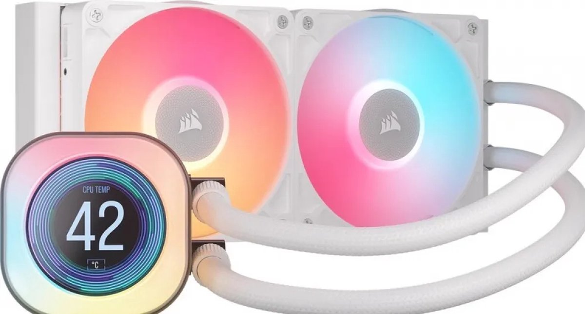 Corsair iCUE LINK TITAN 240 RX LCD RGB waterkoeling