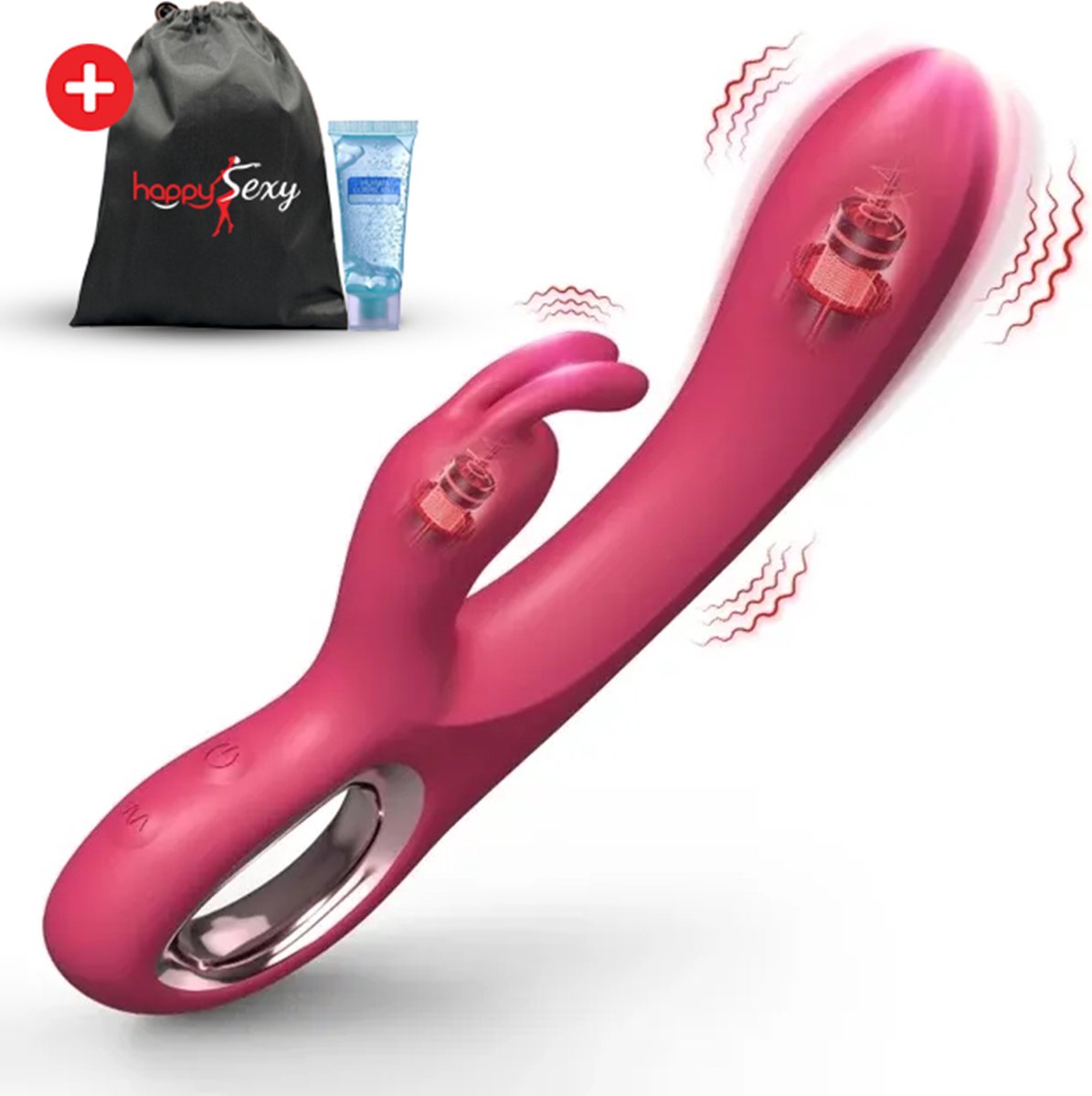 HappySexy Rabbit Vibrator Sex Toys - Tarzan Vibrators Voor Vrouwen - Clitoris G-Spot Stimulator Realistisch Dildo Voor Koppels & Solo