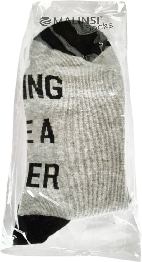 Malinsi® Grappige Sokken Bier - Leuke Huissokken Heren - Gekke Cadeaus Drank - Cadeautjes Volwassenen - Funny Socks - Vrolijke Geschenkset met Tekst en Print - Cadeau voor Mannen Papa Vader - Vaderdag Geschenk Kados - Vaderdagcadeau Verjaardag