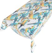 Tafelzeil Ararauna -  140 x 350 cm - Multi tafellaken - Tafelkleed plastic - Voor buiten en binnen - Verschillende maten - Geleverd in een koker