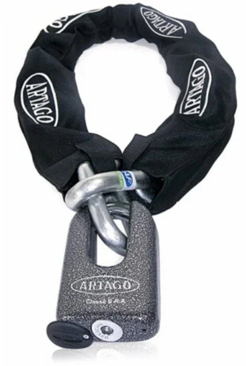 slot ketting + hangslot art 4-sterren 69 duo 150cm artago