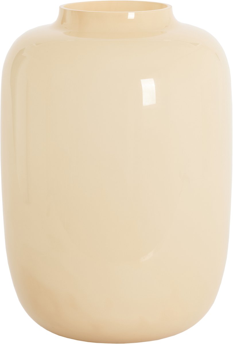 Light&living Vaas Ø24x34 cm KOBALA glas crème