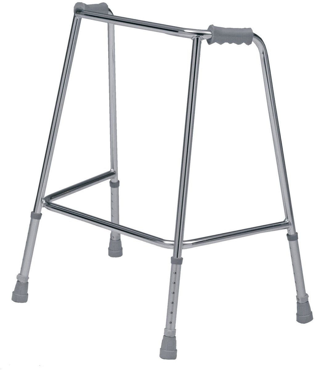 Goedkoopste Roma Medical - Looprek Heavy Duty - belastbaar tot 318 kg - Zilver