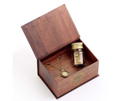 The Carat Shop - Harry Potter - Hermelien Toverdranken Collector Gift Box met Time Turner Halsketting en Oorbellen