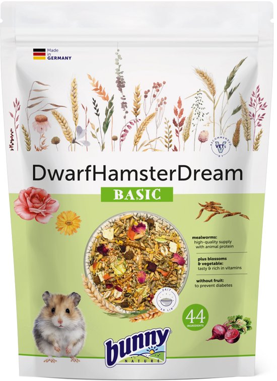 Bunny nature - Dwerghamsterdroom basic - 600 gr