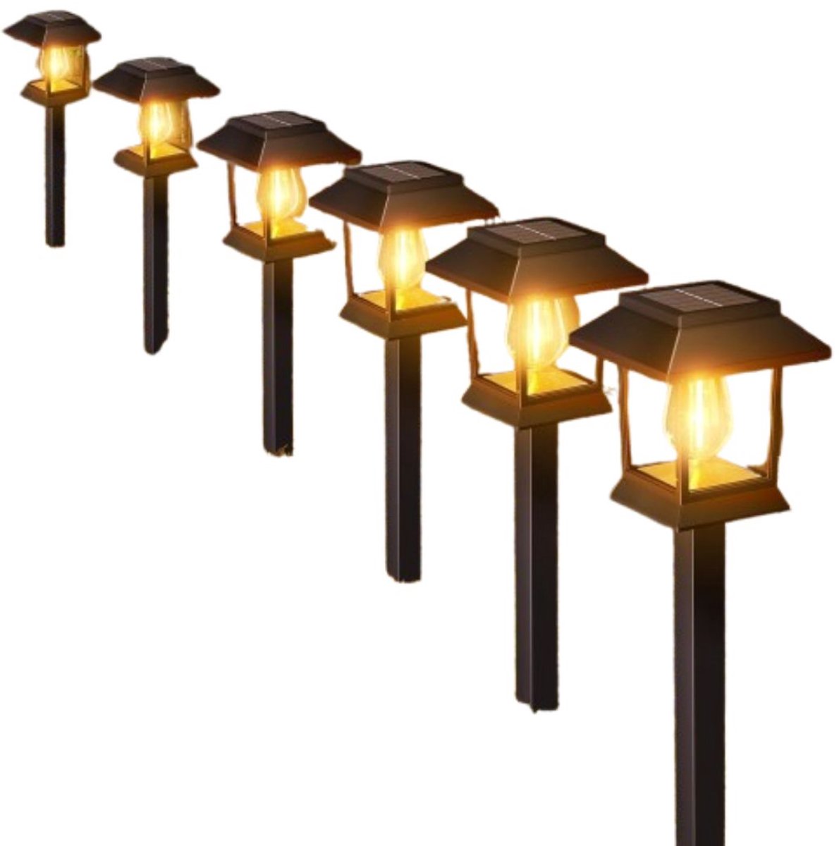 VELTRR® Tuinverlichting op Zonne Energie - Solar Buitenlampen