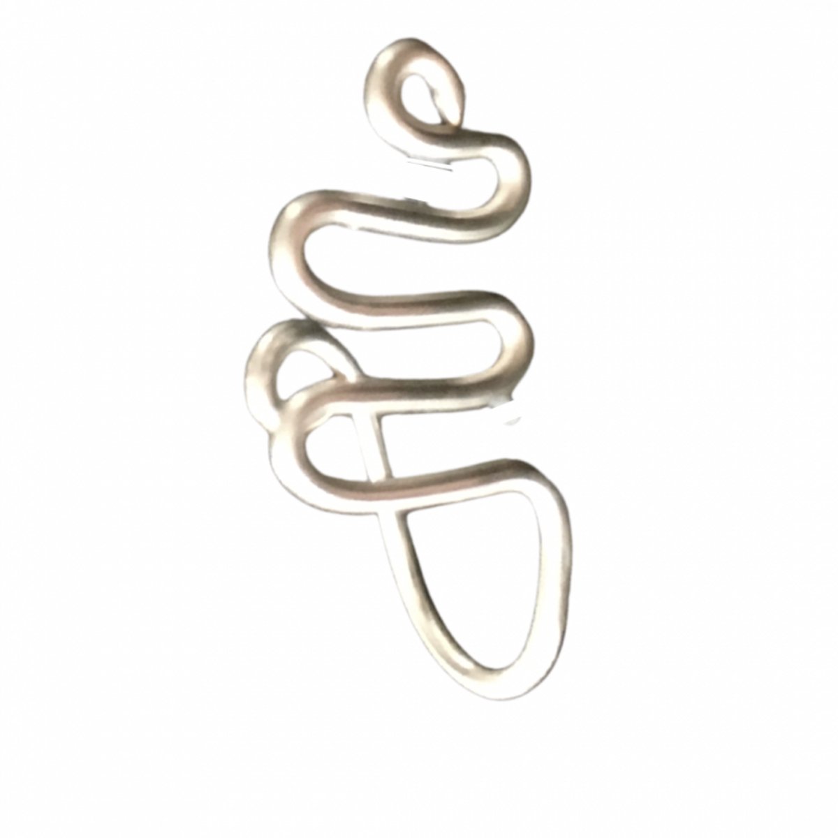 Neusklem Wave 2 cm zilverkleur - Charme Bijoux